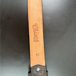 Chisos Brush Brown Leather Belt